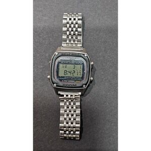 Casio DW-1000 Digital Watch Mens Silver Vintage 200M Alarm Chrono 280DW-1000